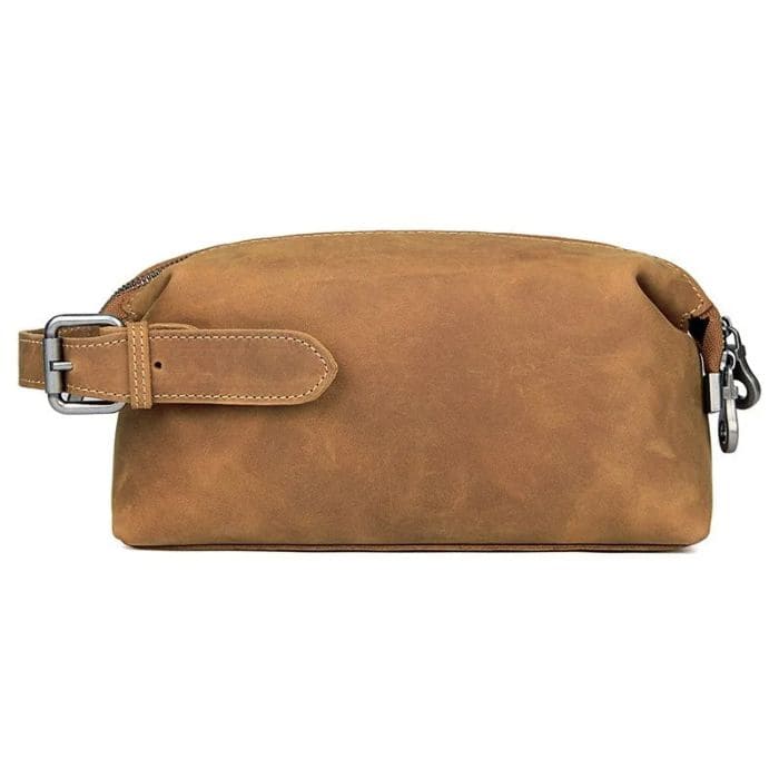 Kulturtasche - Premium Leder Kulturbeutel 25cm - WALLTON™