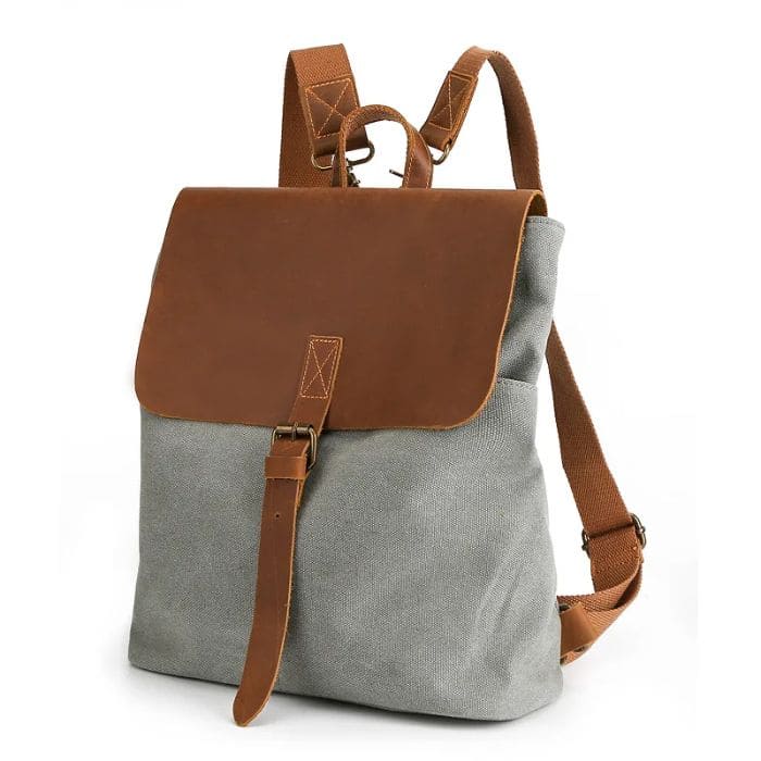 Designer Rucksack - Canvas & Leder - WALLTON™