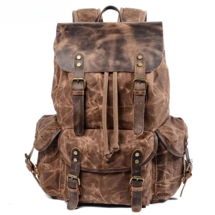 Canvas Rucksack im Bergsteiger-Stile "BOZEN - WALLTON™