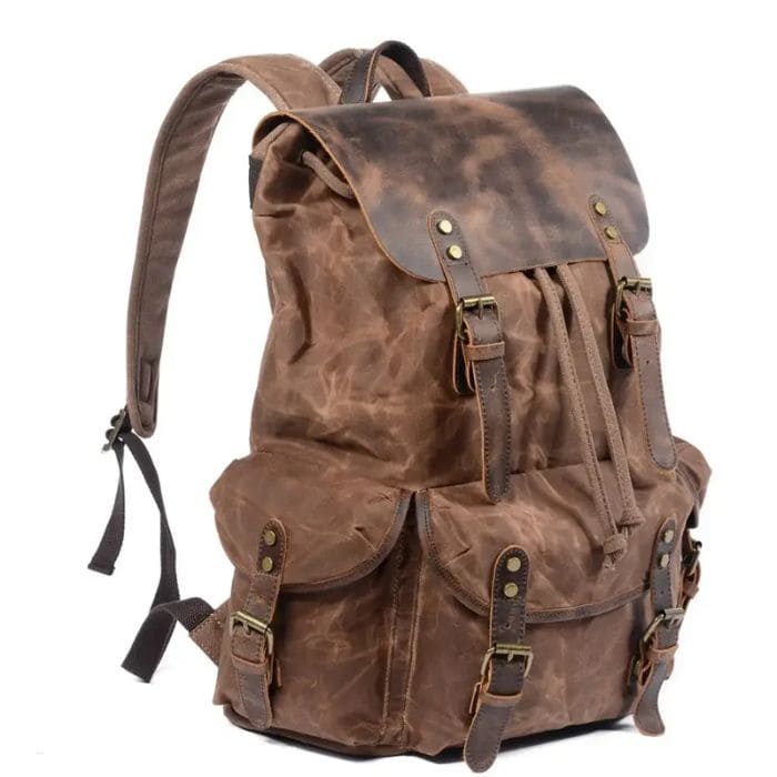 Canvas Rucksack im Bergsteiger-Stile "BOZEN - WALLTON™