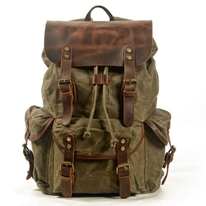 Canvas Rucksack im Bergsteiger-Stile "BOZEN - WALLTON™