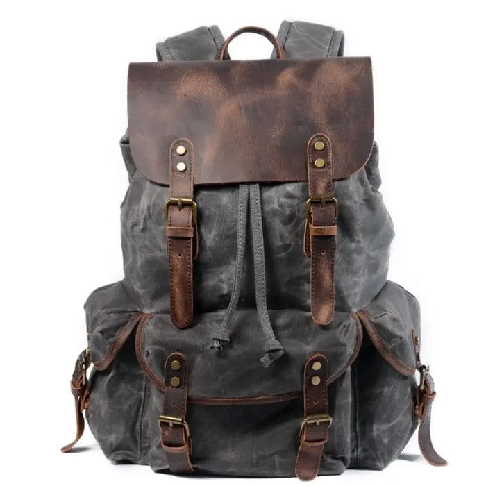 Canvas Rucksack im Bergsteiger-Stile "BOZEN - WALLTON™