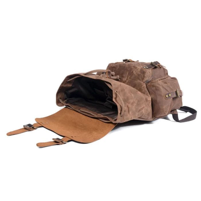 Canvas Rucksack im Bergsteiger-Stile "BOZEN - WALLTON™