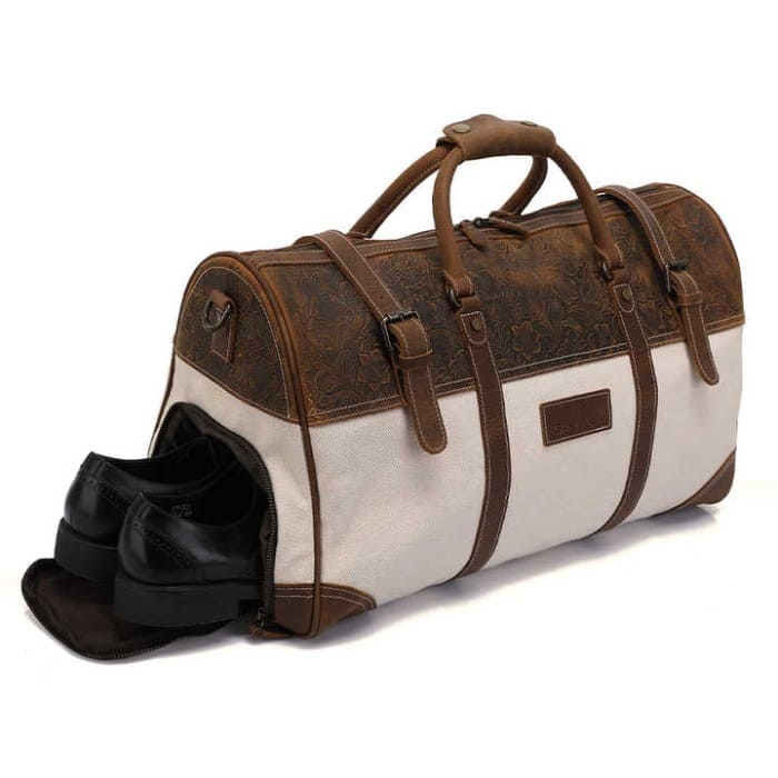 Canvas Travel Bag 55 with Shoe Compartment "FLORENCE"