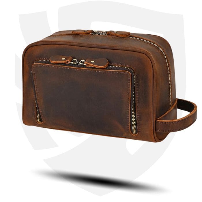 Reise Kulturtasche aus Premium Leder - WALLTON™