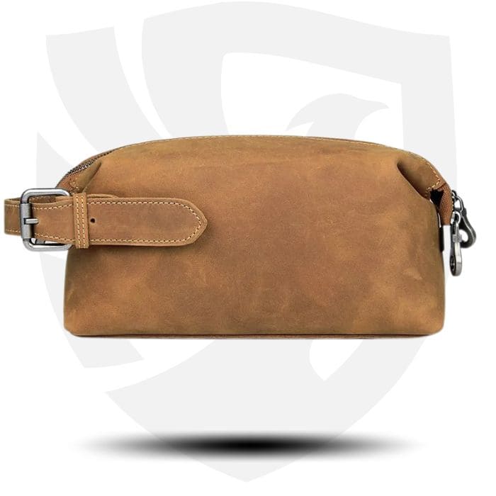 Kulturtasche - Premium Leder Kulturbeutel 25cm - WALLTON™