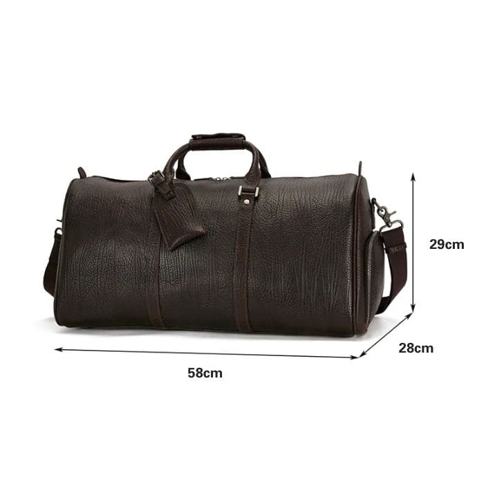 Leder Reisetasche mit Schuhfach - Vintage Leder - WALLTON™