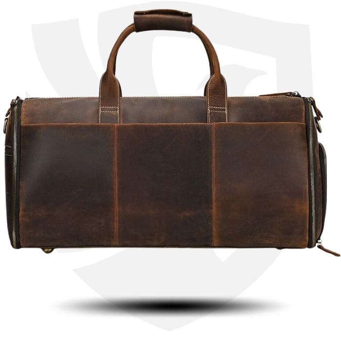 Leder Reisetasche mit Schuhfach - Anzugtaschen - WALLTON™