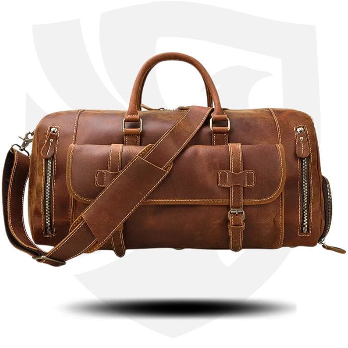 Weekender mit schuhfach -  Leder Reisetasche - WALLTON™