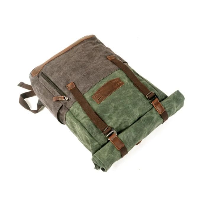 Rolltop Rucksack aus Canvas "ZÜRICH - WALLTON™