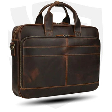 Sac ordinateur portable 17 porte-documents en cuir